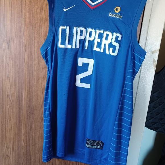 Los Angeles Clippers Kawhi Leonard Blue jersey Size 54 - Picture 1 of 6